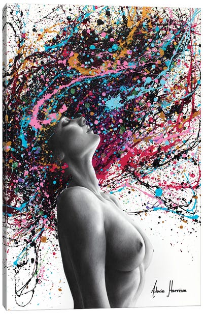 Universal Zenith Canvas Art Print - Female Nude Art
