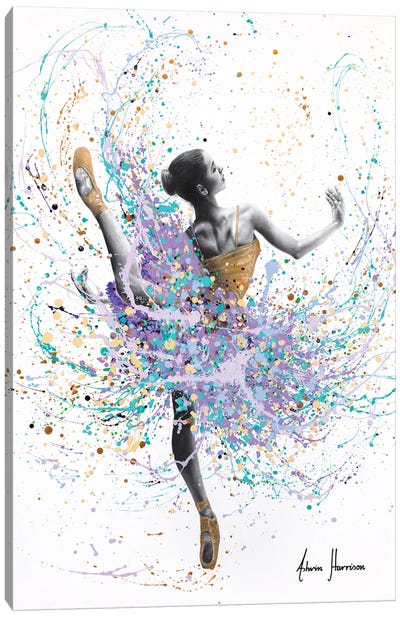 Floret Ballet Canvas Art Print - Ashvin Harrison