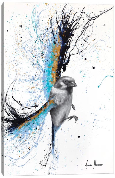 Little Lagoon Bird Canvas Art Print