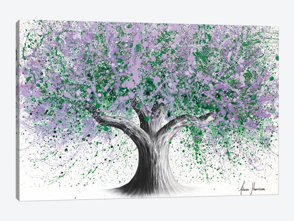Country Lavender Tree by Ashvin Harrison 1-piece Canvas Artwork