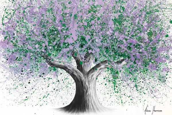 Hyper-Realistic & Detailed Drawings: Country Lavender Tree by Ashvin Harrison