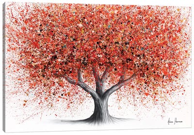 Ginger Gemstone Tree Canvas Art Print - Ashvin Harrison