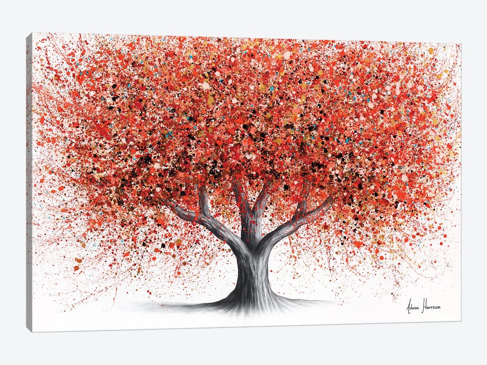 Ginger Gemstone Tree by Ashvin Harrison 1-piece Canvas Artwork