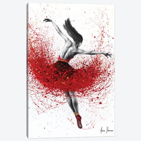 Scarlet Sensation Canvas Print #VIN1029} by Ashvin Harrison Canvas Print