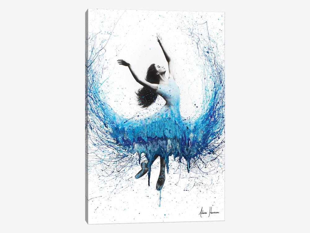 Sound Wave Dancer by Ashvin Harrison 1-piece Canvas Print