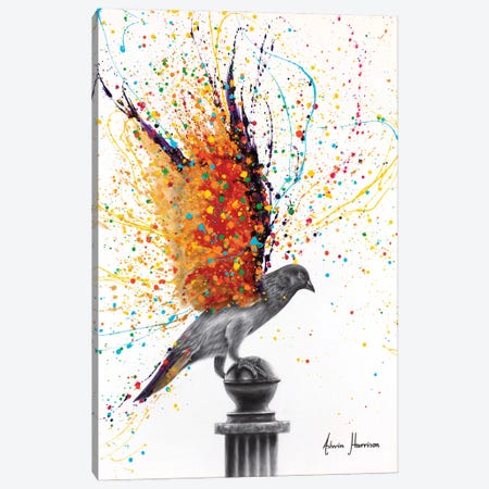 City Summer Bird Canvas Print #VIN1033} by Ashvin Harrison Canvas Wall Art