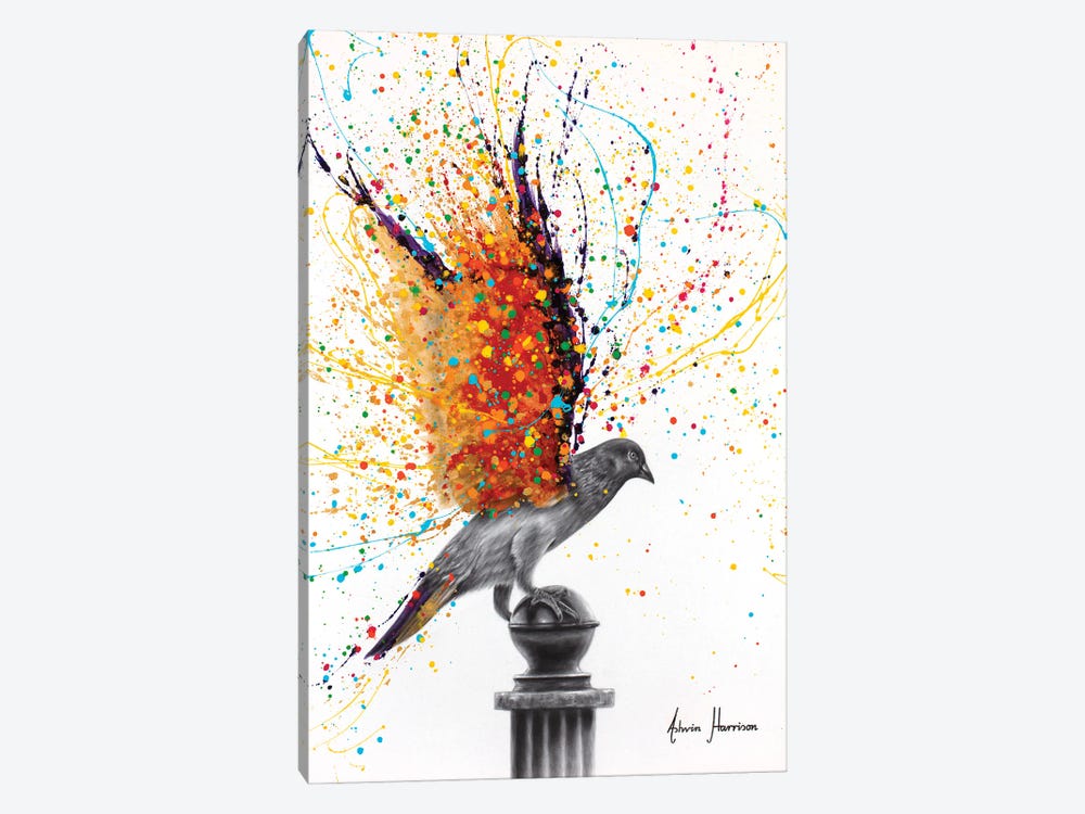 City Summer Bird by Ashvin Harrison 1-piece Canvas Art Print