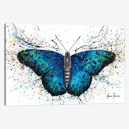Sparkling City Butterfly Canvas Print #VIN1035} by Ashvin Harrison Canvas Print