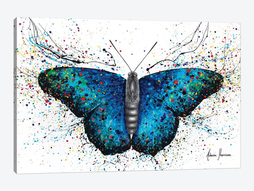 Sparkling City Butterfly by Ashvin Harrison 1-piece Art Print