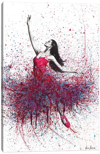 Strawberry Dancer Canvas Art Print - Entertainer Art