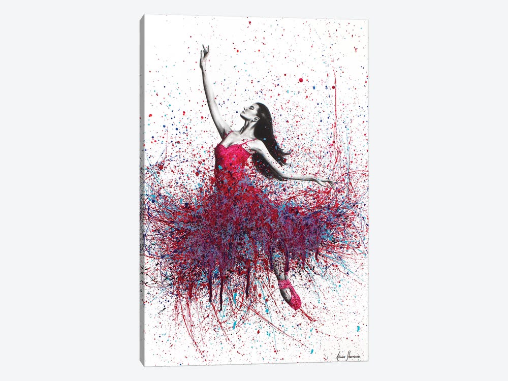 Strawberry Dancer by Ashvin Harrison 1-piece Canvas Art