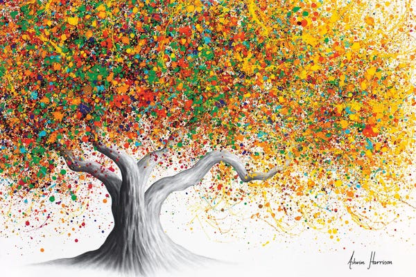 Hyper-Realistic & Detailed Drawings: Vivid Energy Tree by Ashvin Harrison
