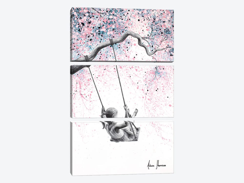 Dreaming With The Wind by Ashvin Harrison 3-piece Canvas Print