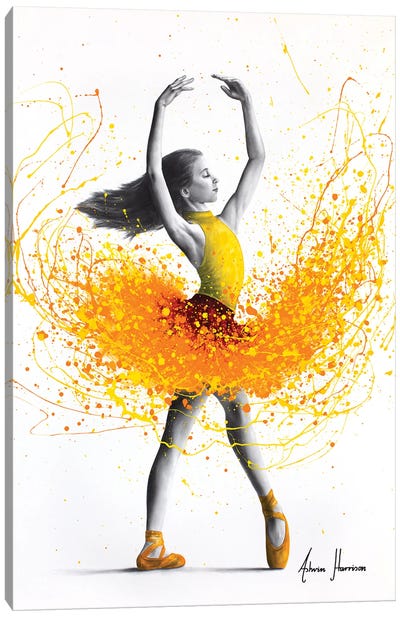 Dance Of Sunshine Canvas Art Print - Dancer Art
