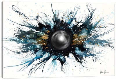 Abstract Universe - Exploration One Canvas Art Print - Hyper-Realistic & Detailed Drawings