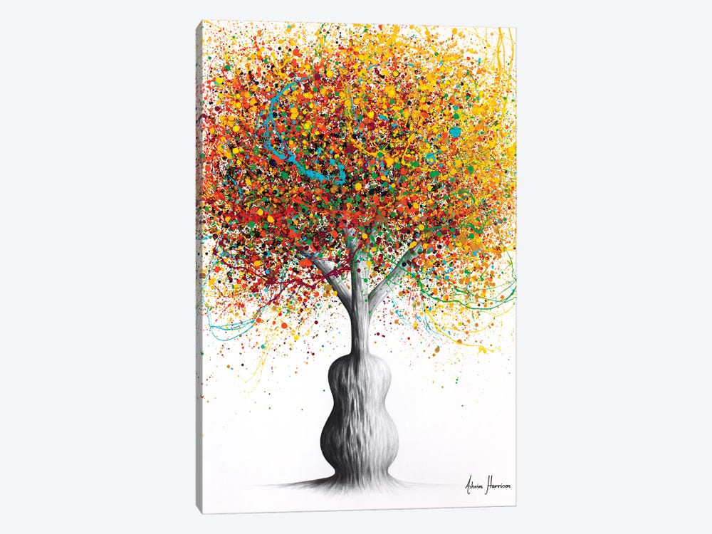Rainbow Guitar Tree by Ashvin Harrison 1-piece Art Print