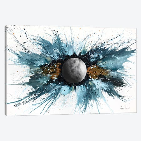 Abstract Universe - Silent Moon Canvas Print #VIN1052} by Ashvin Harrison Canvas Artwork