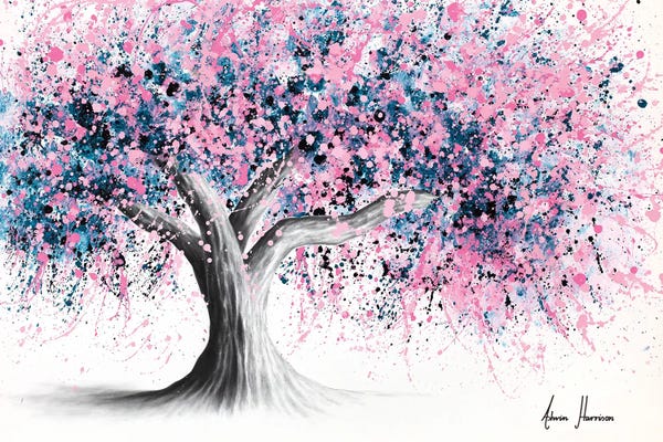 Hyper-Realistic & Detailed Drawings: Electric Evening Tree by Ashvin Harrison