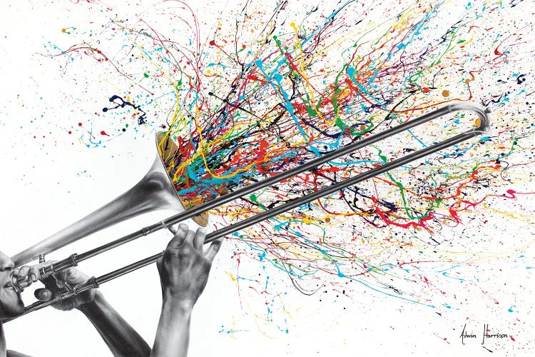Trombone Solo by Ashvin Harrison wall art