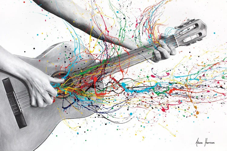 Acoustic Guitar Solo by Ashvin Harrison wall art