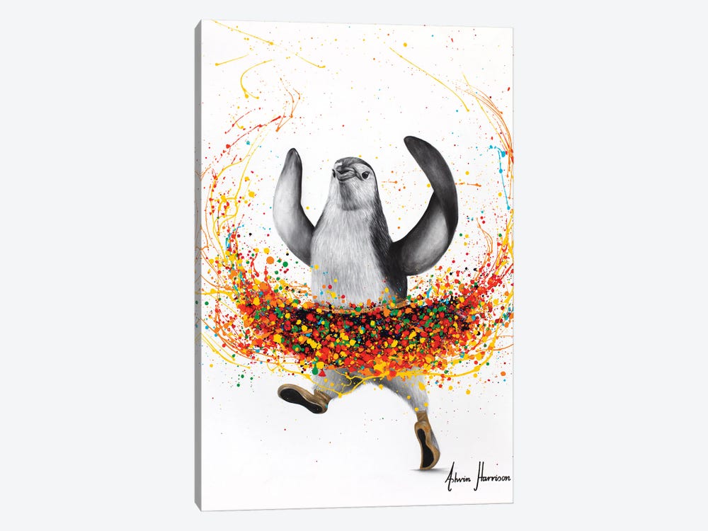 Penguin Ballet by Ashvin Harrison 1-piece Canvas Wall Art