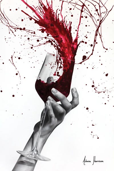 Kitchen: Deep Red Swirl by Ashvin Harrison