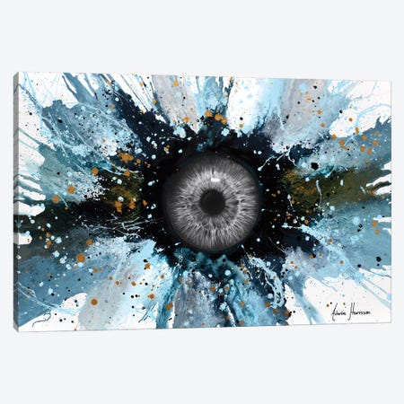Abstract Universe - Moon In The Eye Canvas Print #VIN1063} by Ashvin Harrison Canvas Art Print