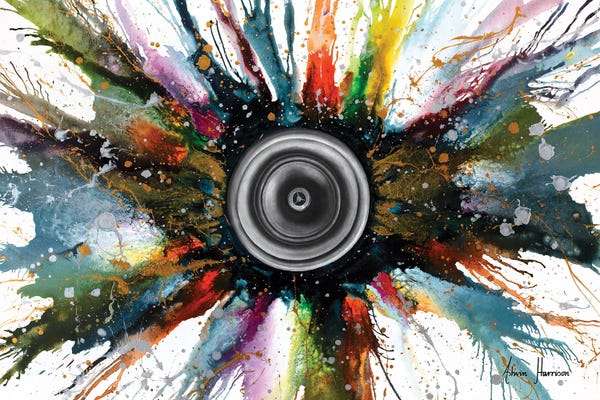 Hyper-Realistic & Detailed Drawings: Sound Explosion by Ashvin Harrison