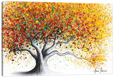 Tree Of Transcendence Canvas Art Print - Hyper-Realistic & Detailed Drawings
