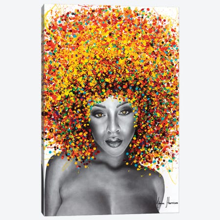 Her Rainbow Soul Canvas Print #VIN1075} by Ashvin Harrison Canvas Print