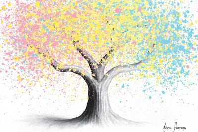 Pastel Rainbow by Ashvin Harrison canvas print