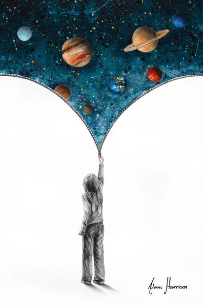 Hyper-Realistic & Detailed Drawings: The Dream Of Space by Ashvin Harrison