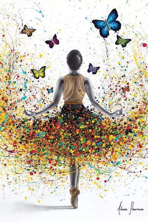 Rainbow Butterfly Ballerina