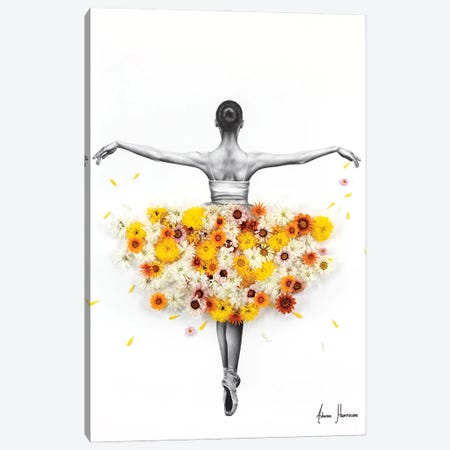 Flower Ballerina Canvas Print #VIN1093} by Ashvin Harrison Canvas Art