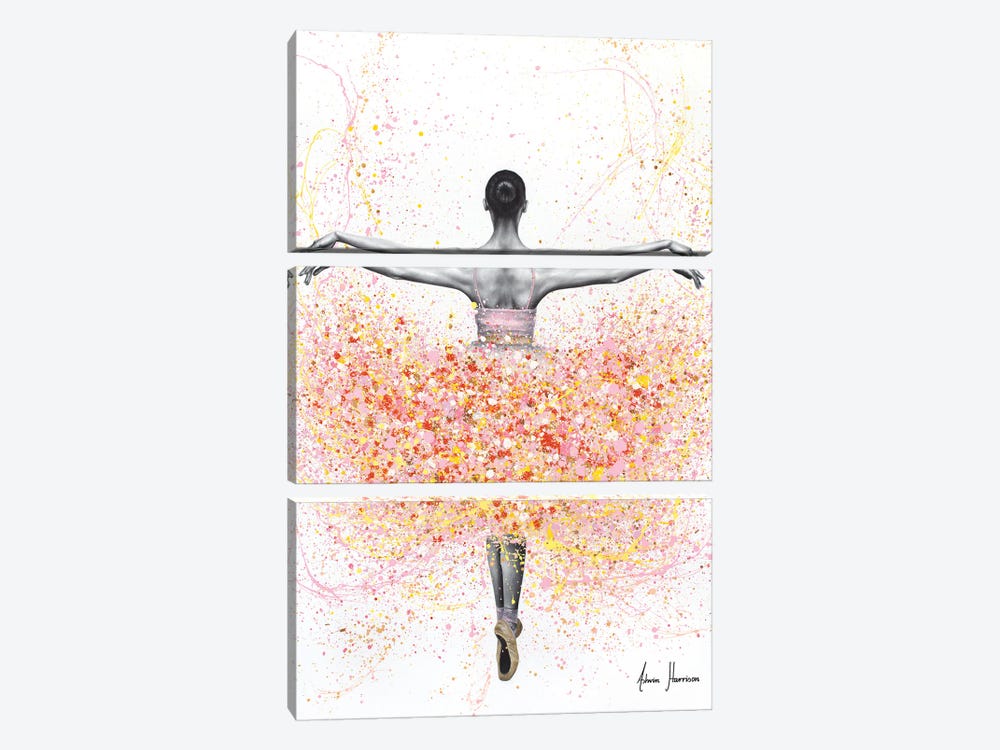 Floral Dancer by Ashvin Harrison 3-piece Art Print