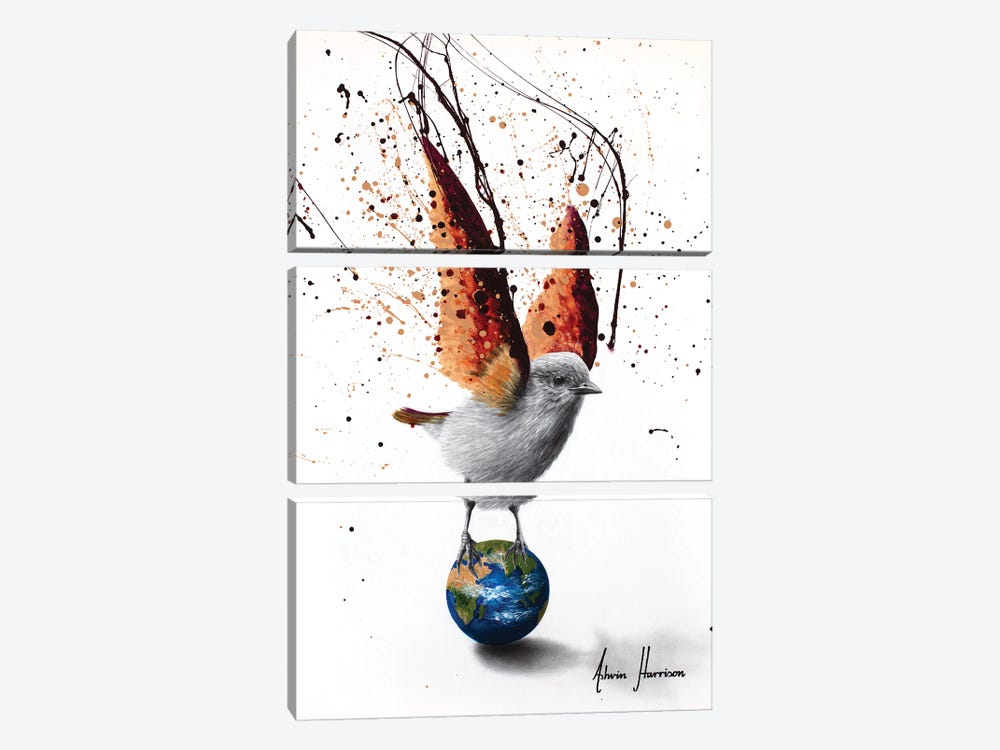 Dancing On Top Of The World by Ashvin Harrison 3-piece Canvas Artwork