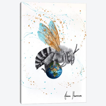 Earth To Bee Canvas Print #VIN1103} by Ashvin Harrison Canvas Art
