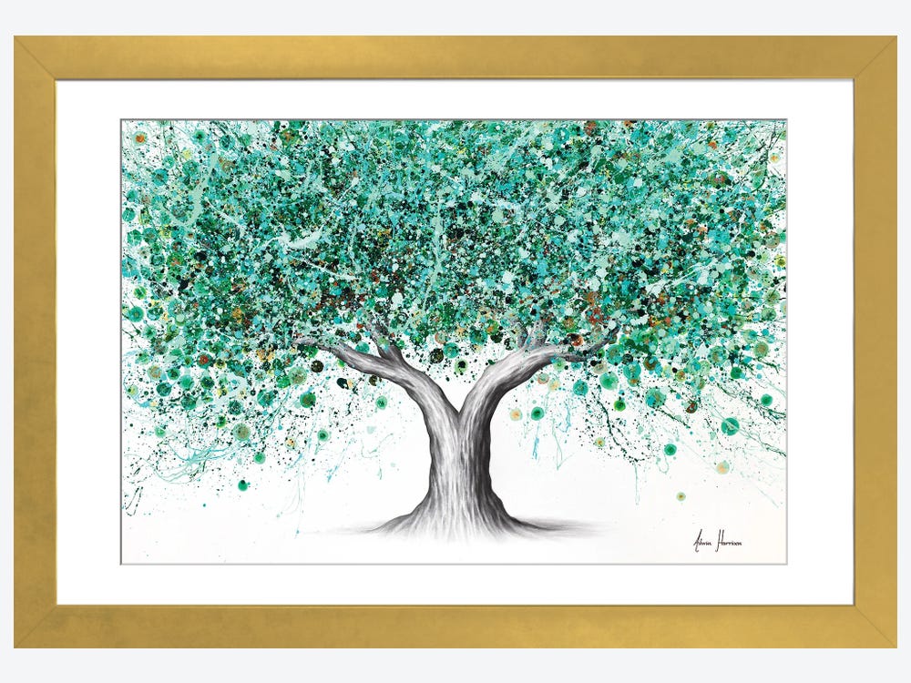 Warm Tree Cold Tree Art Print by CharVoz Studio