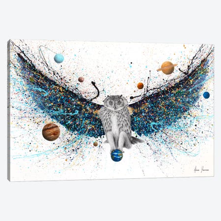 Space Owl Canvas Print #VIN1121} by Ashvin Harrison Canvas Art