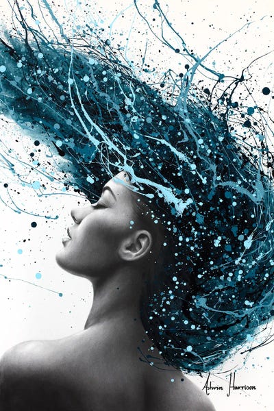 Her Ocean by Ashvin Harrison canvas print