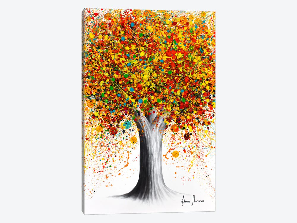 Rainbow Candy Tree by Ashvin Harrison 1-piece Canvas Wall Art