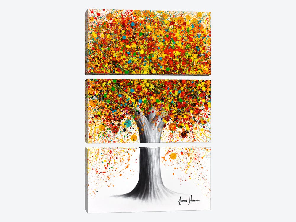 Rainbow Candy Tree by Ashvin Harrison 3-piece Canvas Art