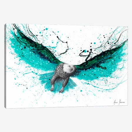 Empowering Eagle Canvas Print #VIN1128} by Ashvin Harrison Canvas Wall Art