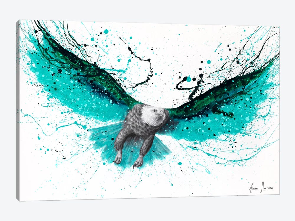 Empowering Eagle by Ashvin Harrison 1-piece Canvas Art