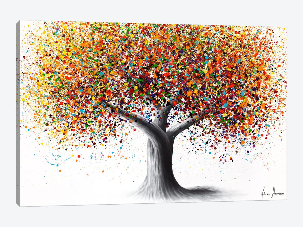 Peace Tree by Ashvin Harrison 1-piece Canvas Artwork