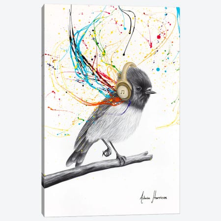 Birdie Beats Canvas Print #VIN1134} by Ashvin Harrison Canvas Wall Art