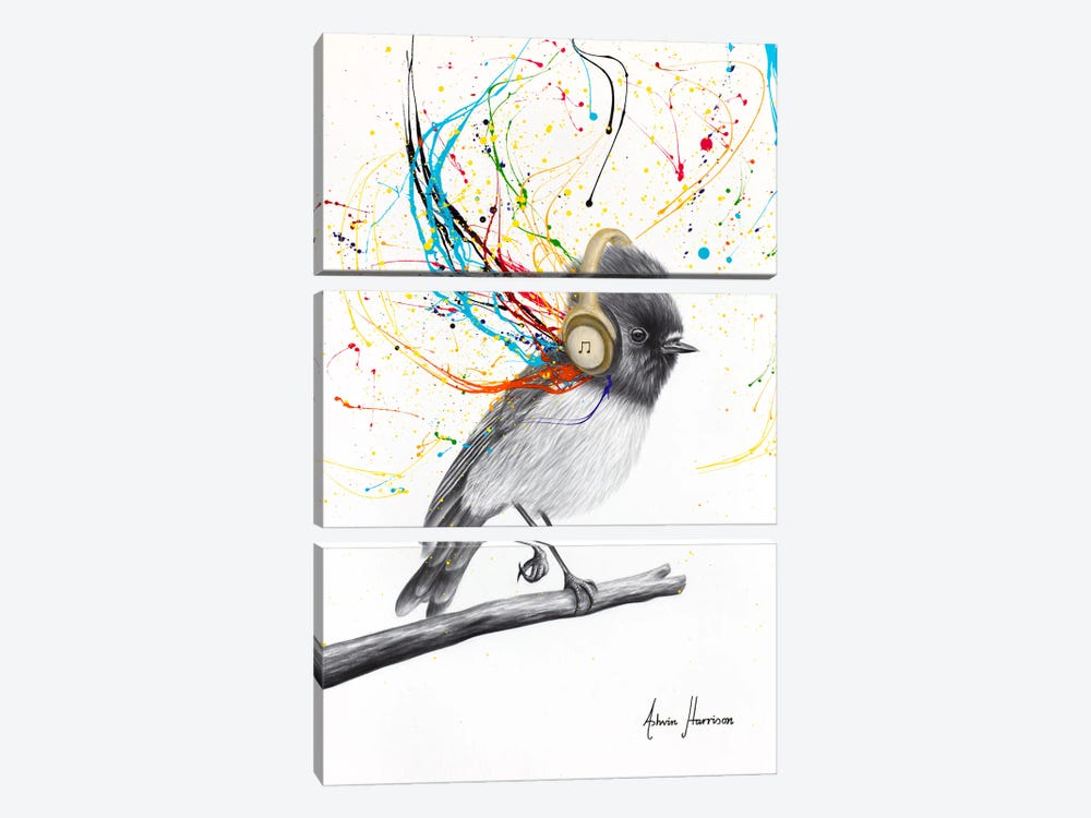 Birdie Beats by Ashvin Harrison 3-piece Art Print