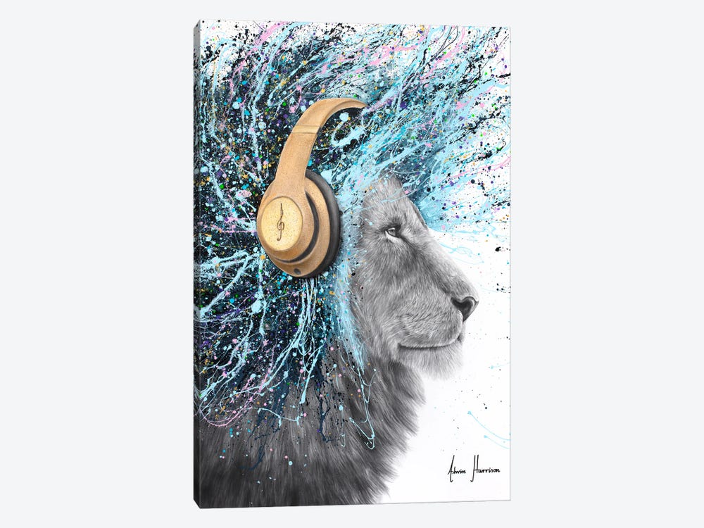 Lyrical Lion by Ashvin Harrison 1-piece Art Print