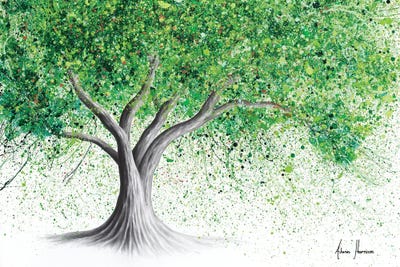 Emerald Spring Tree by Ashvin Harrison canvas print