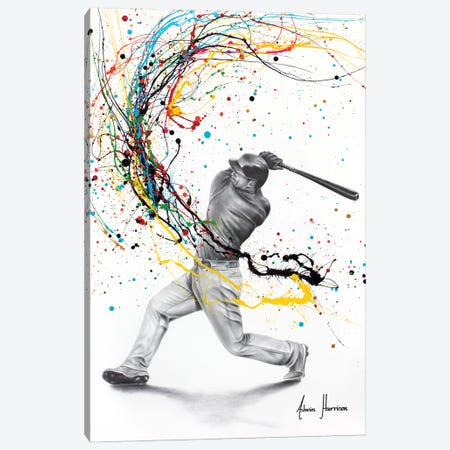 Baseball Buzz Canvas Print #VIN1140} by Ashvin Harrison Canvas Artwork